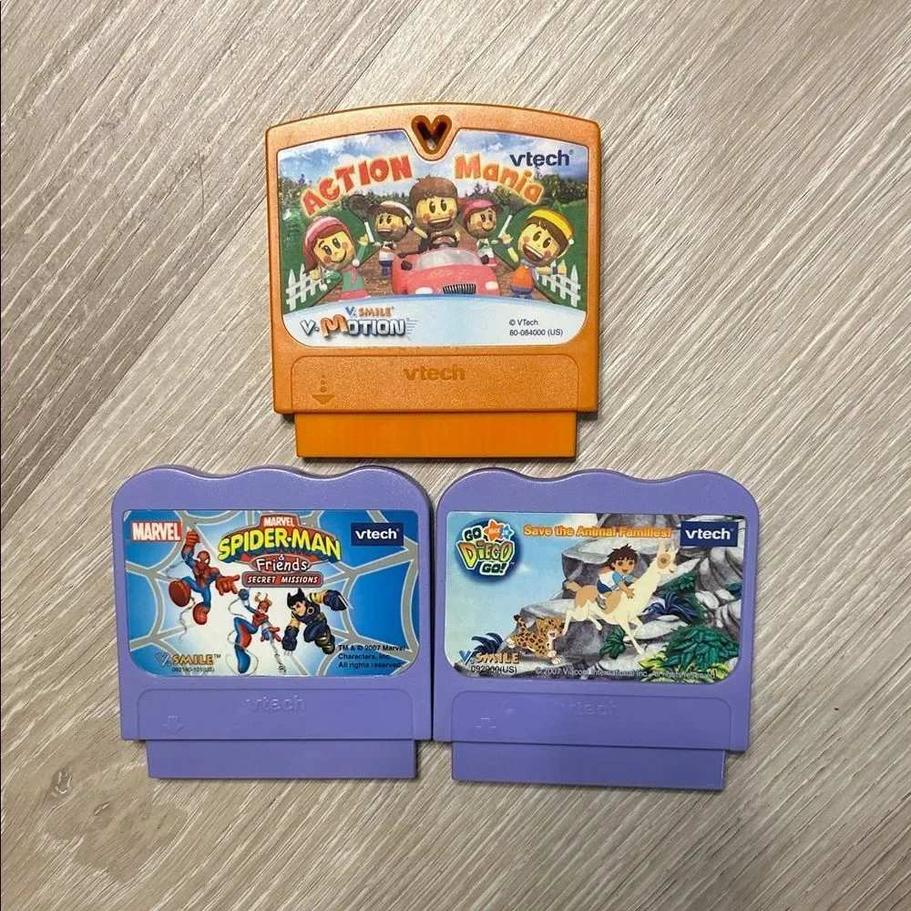 VTech V-Motion Bundle of 3 Game Cartridges